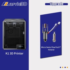 Creality K1 3D Printer upgraded with Micro Swiss FlowTech™ Hotend