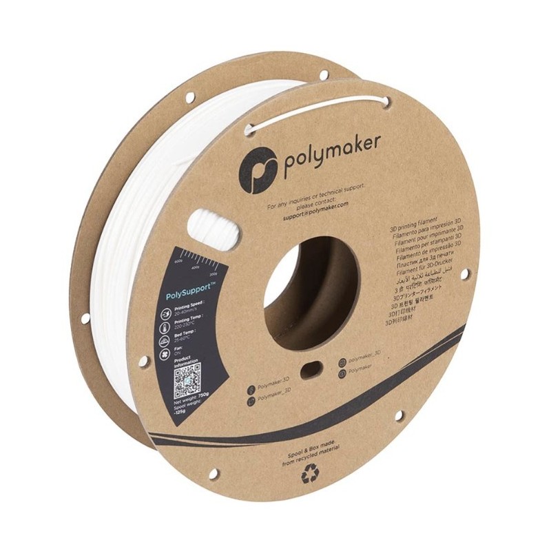 Polymaker PolySupport™ for PLA 1.75mm/750g  - Pearl White