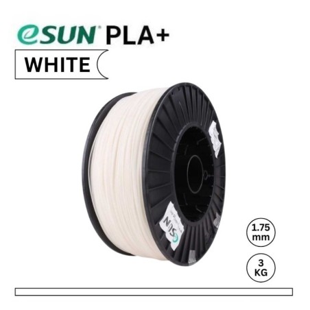 eSUN PLA+ 1.75mm 3D Printer Filament 3Kg/roll - [Black, White, Grey]