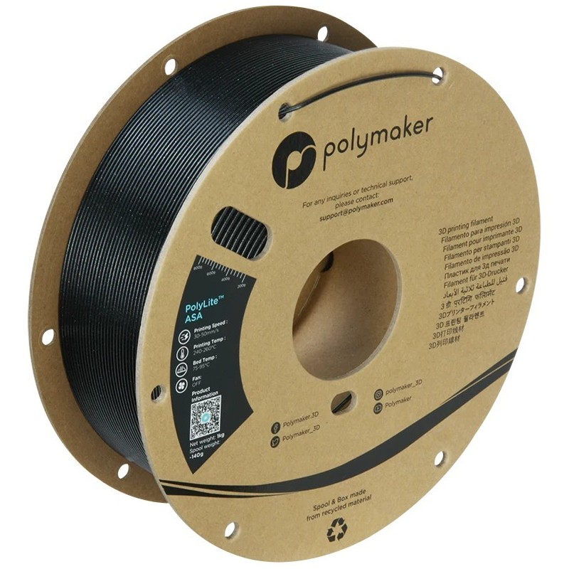 Polymaker PolyLite™ Galaxy ASA 1.00kg/1.75mm--Multiple Colors