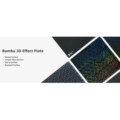 Bambu 3D Effect Sheet 180*180mm (2 Pack) (Compatible with A1 Mini)