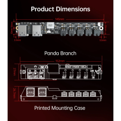 BIQU BIGTREETECH Panda Branch V1.0 (For A1, A1 Mini, P1S, X1C )