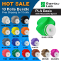 Bambu Lab Filament PLA Basic with Reusable Spool -10 Roll Bundle - Free Shipping