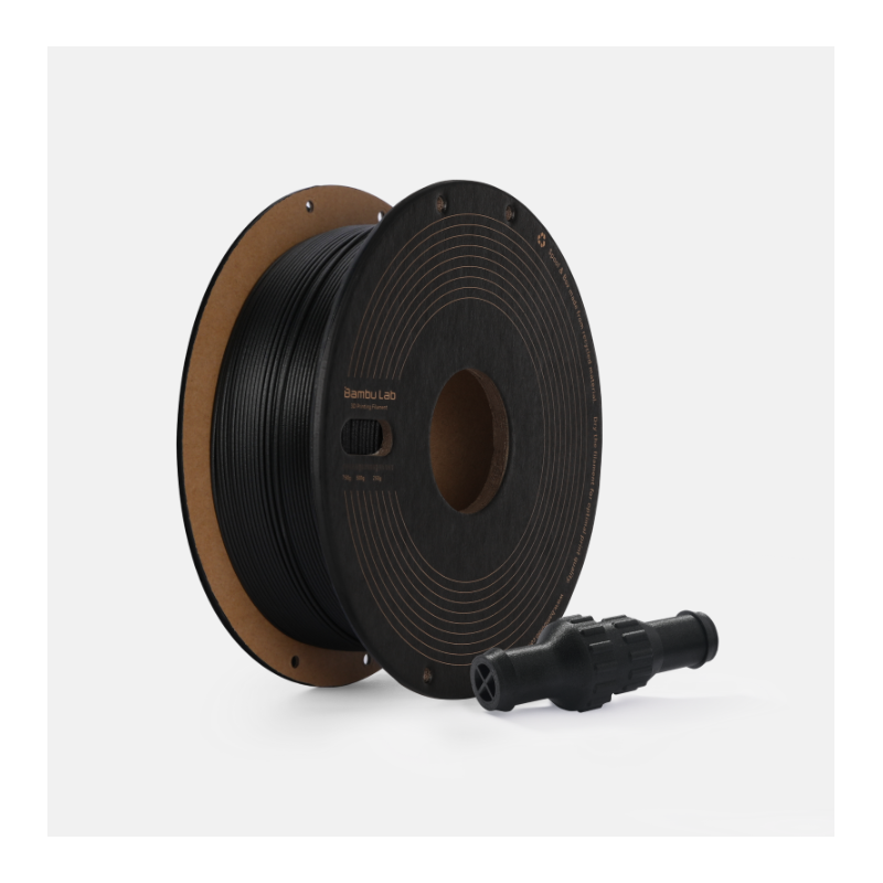 Bambu Lab Filament PPS-CF - 1.75mm, 750g - Black - (with Reusable Spool)