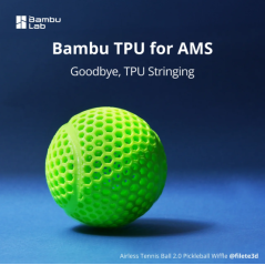 Bambu Lab Filament- TPU for AMS - 1.75mm, 1kg - 7 Colors - (with Reusable Spool)