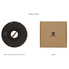 Bambu Lab Filament PPS-CF - 1.75mm, 750g - Black - (with Reusable Spool)