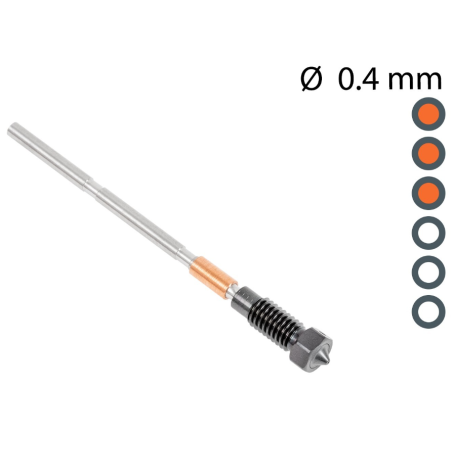 Original Prusa ObXidian™ Nozzle - Nextruder Compatible (0.4mm, 0.6mm) for (MK4/XL)