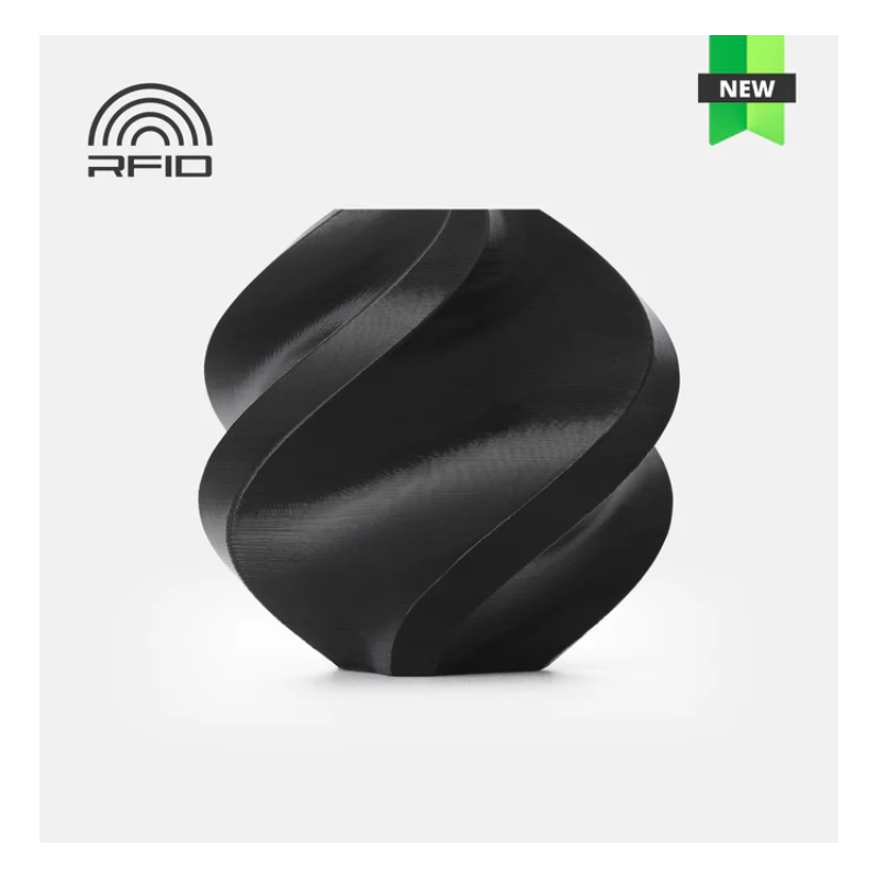 Bambu Lab Filament PC FR - 1.75mm, 1kg - Black/White/Grey - (with Reusable Spool)