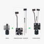 Bambu Lab Nozzle- Completed Hotend with Hardened/Stainless Steel 0.2/ 0.4/ 0.6/ 0.8MM for P1