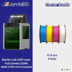 Bambu Lab H2D 3D Printer Laser Full Combo 10W  With AMS 2 Pro Included - 325 x 320 x 325 MM