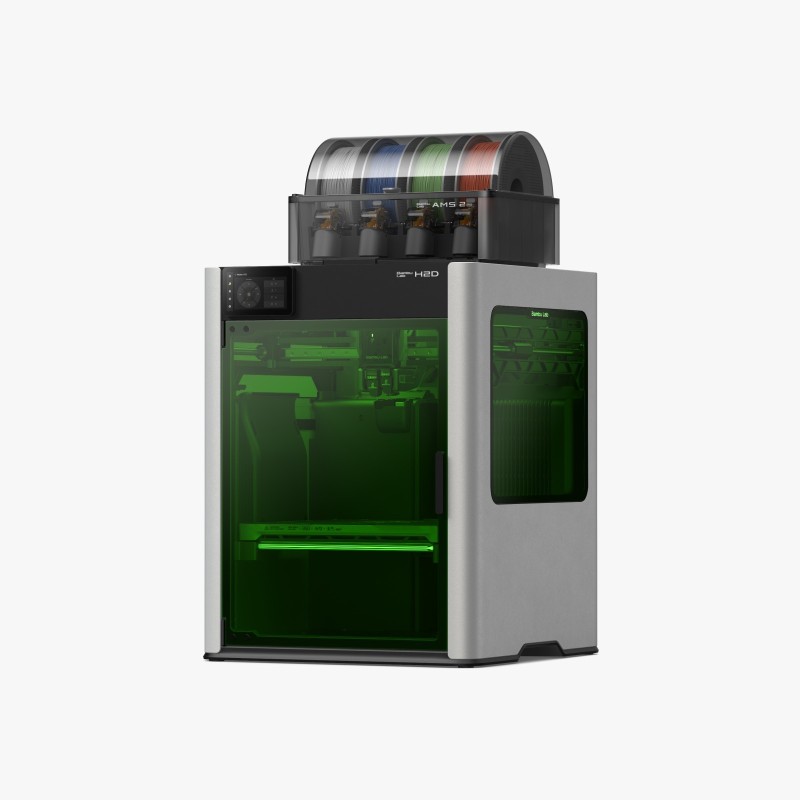 Bambu Lab H2D 3D Printer Laser Full Combo 40W  With AMS 2 Pro Included - 325 x 320 x 325 MM