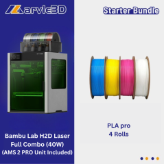 Bambu Lab H2D 3D Printer Laser Full Combo 40W  With AMS 2 Pro Included - 325 x 320 x 325 MM