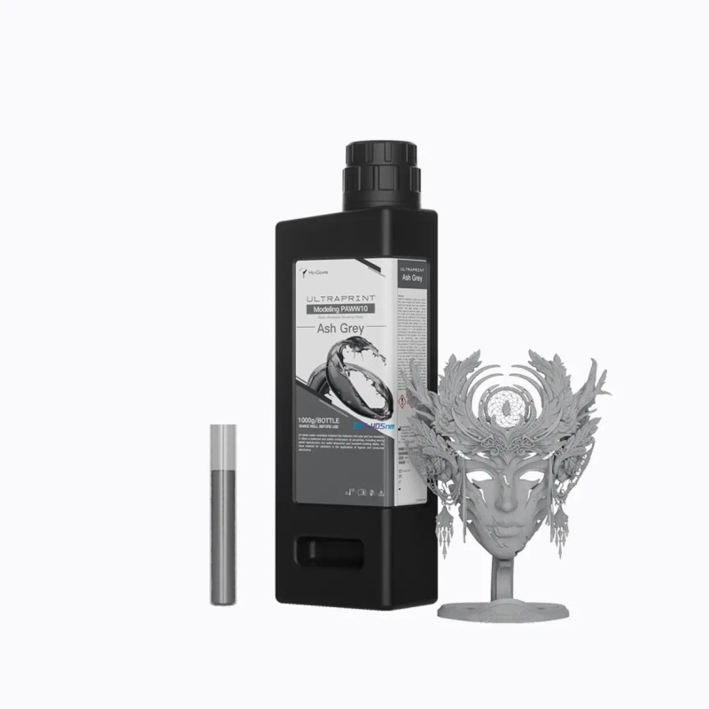 HeyGears UltraPrint-Modeling PAWW10 Water Washable Resin 1kg (Ash Grey)