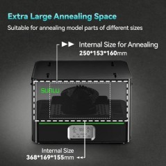 SUNLU FilaDryer E2 – Professional Filament Drying & Annealing up to 110℃, Designed for Engineering-Grade 3D Printing Filaments