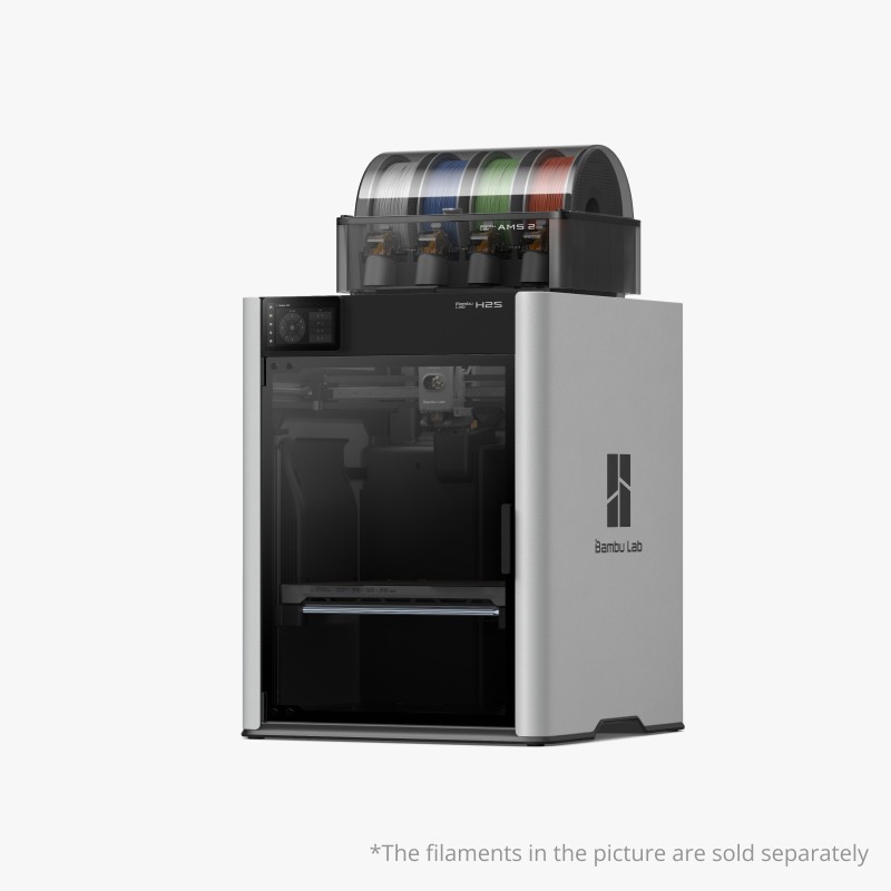 Bambu Lab H2S 3D Printer Combo With AMS 2 PRO - 340 × 320 × 340 MM