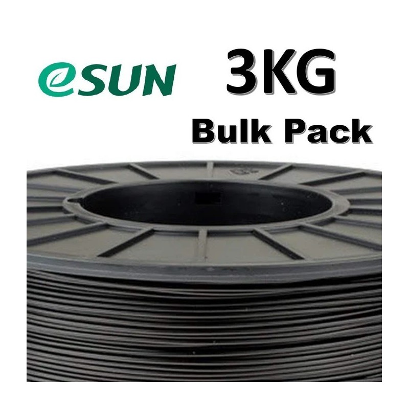 eSUN PLA+ 2.85mm 3D Printer Filament 3Kg/roll [Black]