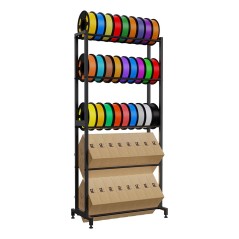 BIQU Panda Feed Rack – Stackable Filament Storage System