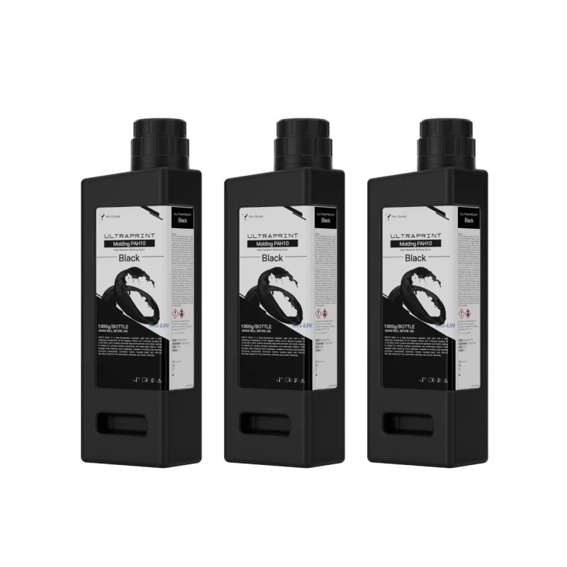 HeyGears UltraPrint PAH10 High-Temp Resin – Black (1kg/bottle)
