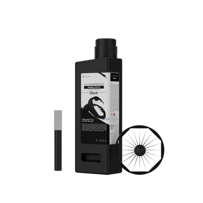 HeyGears UltraPrint PAH10 High-Temp Resin – Black (1kg/bottle)
