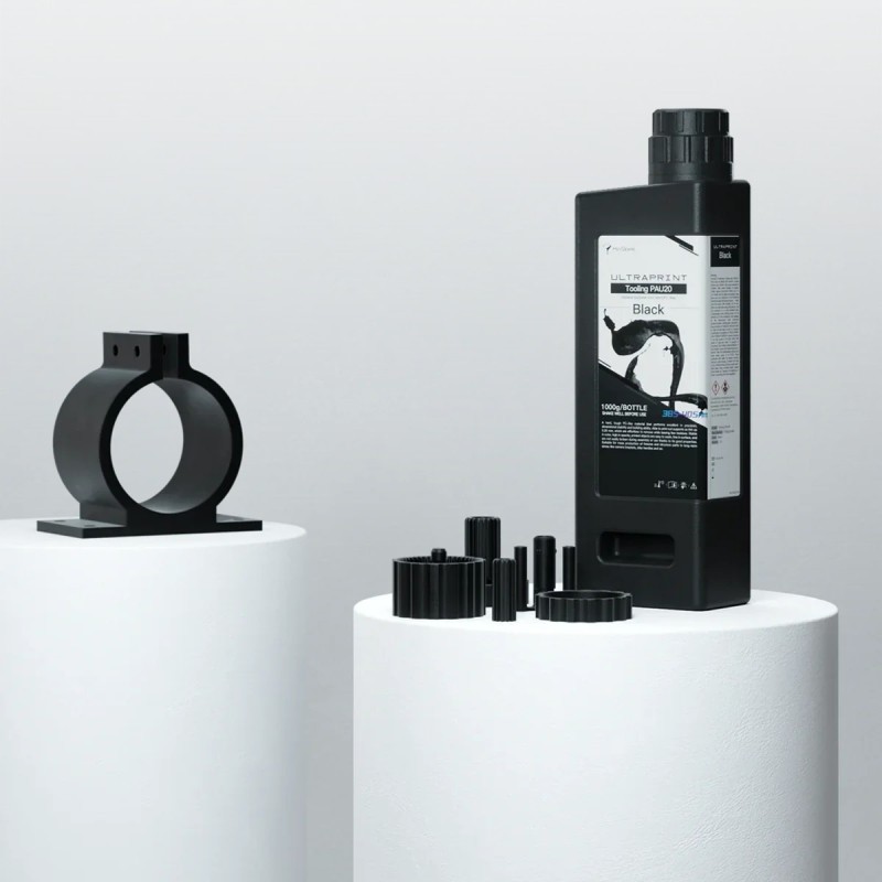 HeyGears UltraPrint-Tooling PAU20 General   Purpose– (Black)- Polycarbonate-like Resin, (1kg/bottle)