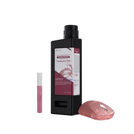 HeyGears UltraPrint-Modeling PAWW20-  (Translucent Pink) - Water Washable Modeling Resin (1kg/bottle)