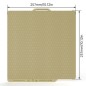 BIQU Panda Build Plate – Designer Series Dual-Textured (Honeycomb × Houndstooth) – 257×257mm