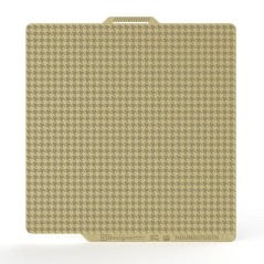 BIQU Panda Build Plate – Designer Series Dual-Textured (Honeycomb × Houndstooth) – 257×257mm