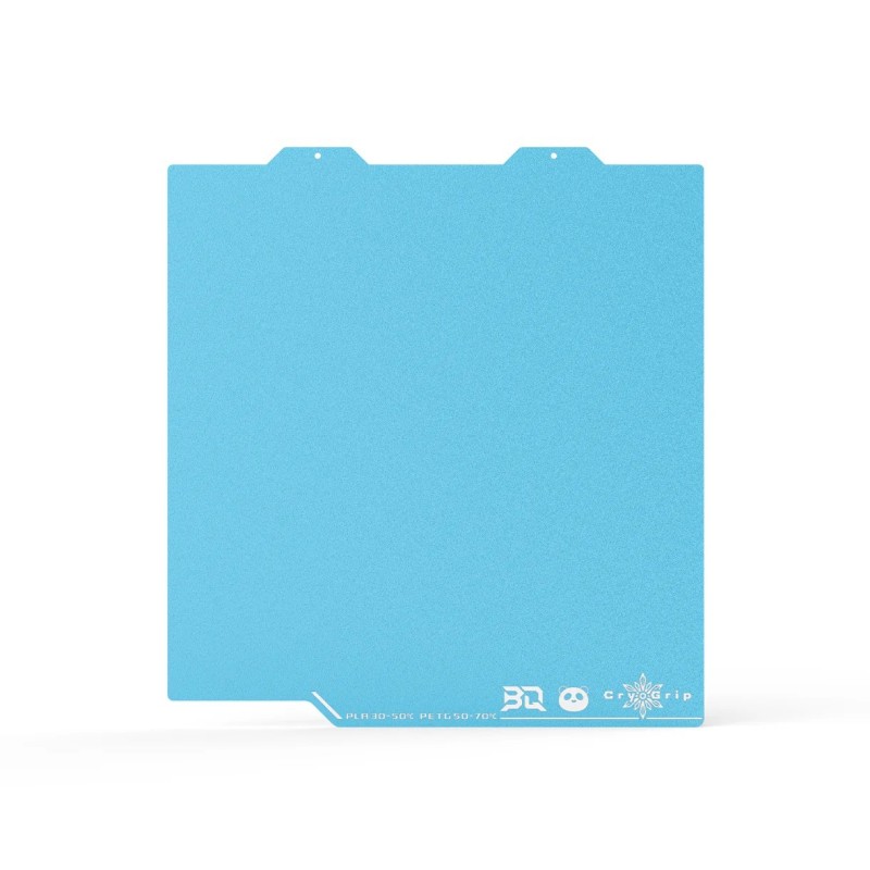 BIQU Panda Build Plate CryoGrip Pro – Double-Sided 7-Layer Composite (Frostbite Coarse Texture) – 184×184mm