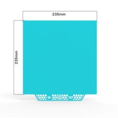 BIQU CryoGrip Pro Build Plate – Double-Sided 7-Layer Composite (Frostbite Coarse Texture) – 235×235mm