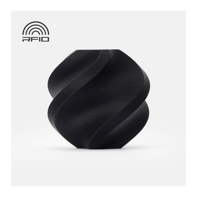 Bambu Lab Filament PLA-CF – 1.75mm, 1kg – Black – Carbon Fiber Reinforced PLA Filament-  With Spool