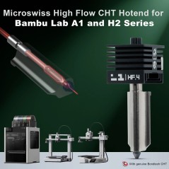 MicroSwiss CHT High-Flow Hotend Nozzle for Bambu Lab A1, A1 Mini, H2D & H2S (0.4 / 0.6 / 0.8mm)