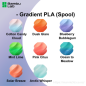Bambu Lab Filament PLA Basic Gradient - 1.75mm, 1kg, 8 Colors (with Reusable Spool)