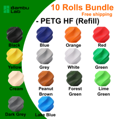 Bambu Lab PETG HF Filament – High-Speed, Durable 3D Printing Material