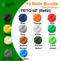 Bambu Lab PETG HF -  Refill -Without spool - 10 Rolls Bundle - Free Shipping