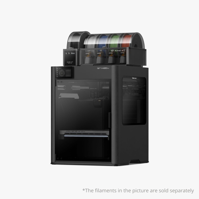 Bambu Lab H2D  Pro 3D Printer Combo with AMS 2 Pro Included - 325 x 320 x 325 MM