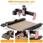 Twotrees TTC450 PRO High-Precision CNC Router for Wood, Acrylic, and Metal Engraving 460x460x80mm