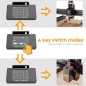 Twotrees TTC450 PRO High-Precision CNC Router for Wood, Acrylic, and Metal Engraving 460x460x80mm