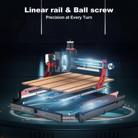 Twotrees TTC6050 CNC Engraving & Cutting Machine - 600mm x 500mm x 100mm
