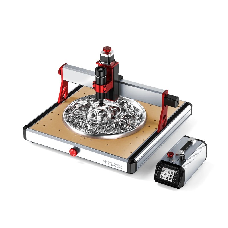 Twotrees TTC450 Ultra High-Precision CNC Router - 460 x 460 x 100mm