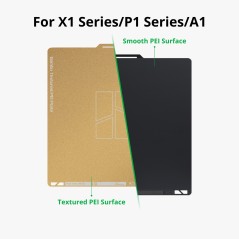 Bambu Lab Build Plate Dual-Texture PEI Plate for X1/P1/A1 - 256*256 mm