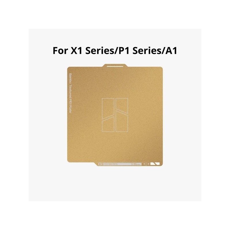 Textured PEI Plate for X1/P1/A1/ P2 - 256 x 256mm [FAP007]