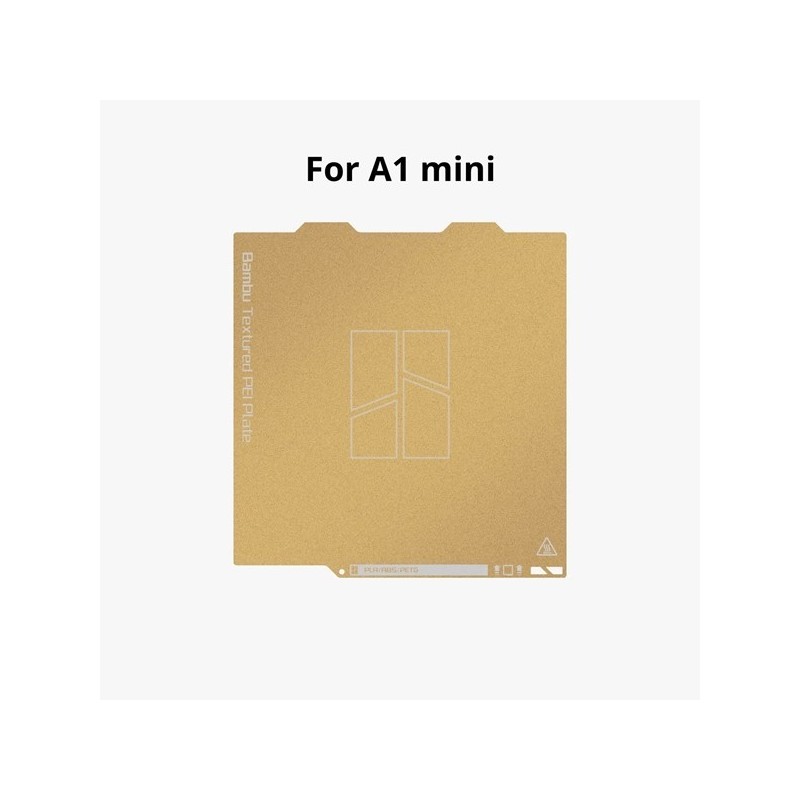 Bambu Textured PEI Plate for A1 mini- 180 x 180mm