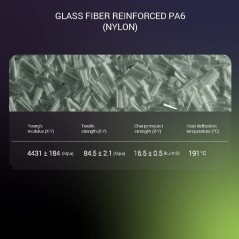 Polymaker PolyMide™ Fiberon™ PA6-GF25 --1.75mm/0.5Kg - Grey