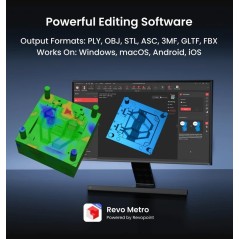 Revopoint MetroY Pro: Wireless Blue Laser 3D Scanners for Small to Medium Workpieces