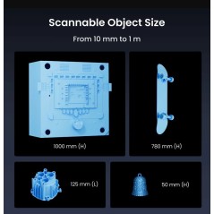 Revopoint MetroY Pro: Wireless Blue Laser 3D Scanners for Small to Medium Workpieces