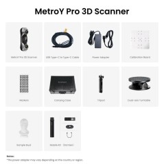 Revopoint MetroY Pro: Wireless Blue Laser 3D Scanners for Small to Medium Workpieces