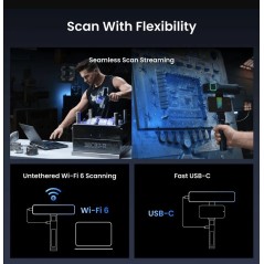 Revopoint MetroY: Wireless Blue Laser 3D Scanners for Small to Medium Workpieces