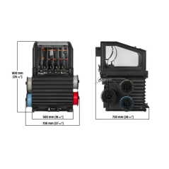 Original Prusa XL Full Enclosure- Installed Dimensions- 700× 900× 720 mm