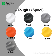 Bambu PLA Tough+ 1KG –1.75mm– (7 colors) With Spool