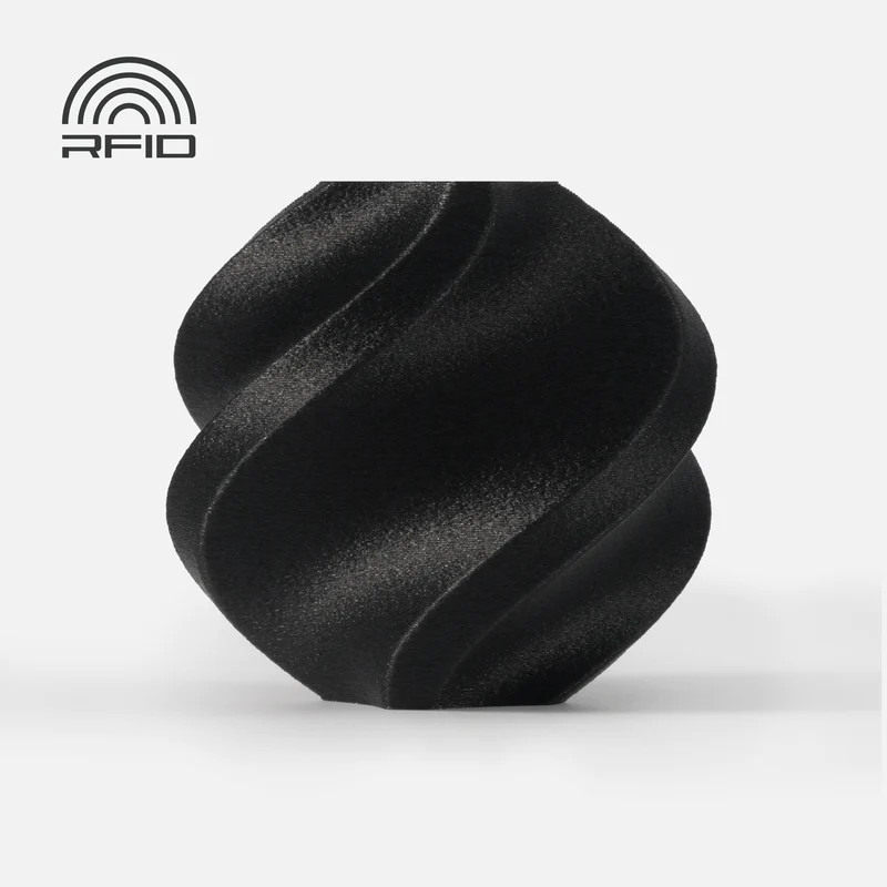 Bambu Lab Filament- PAHT-CF- 1.75MM, 1kg-  Black (Spool)